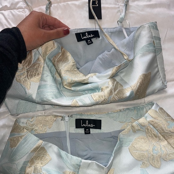 Never worn — Lulus two piece set, medium. fits more like a small. - Picture 4 of 4
